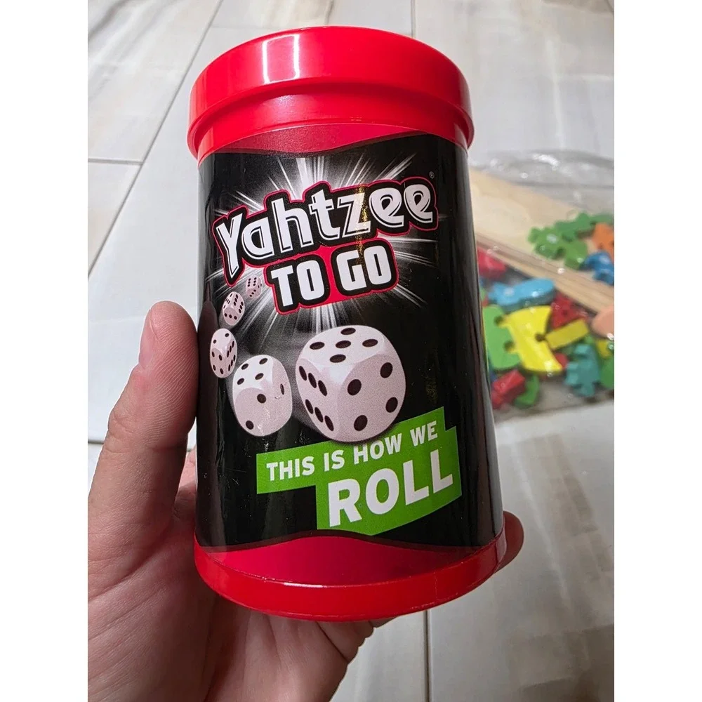 Disney Lilo & Stitch Puzzle Yahtzee To Go Mindfulness Dice Wooden‎ Puzzle Lot